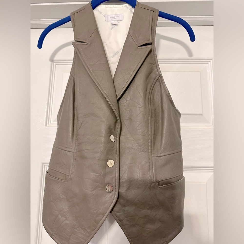 EUC Richard Chai x Target Leather Vest